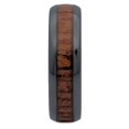 thumbnail image 2 of Black 6mm Ceramic Wedding Band Inlay Made of Real Koa Wood, 2 of 4