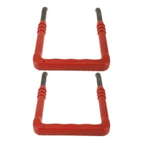 SHOWERORO 2Pcs Portable Ladder with Anti-slip Step and Stainless Steel for Multi-purpose Outdoor Use