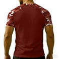 thumbnail image 2 of Men's Patriotic USA Flag Independence Day Shirt American Flag Vertical Graphic Tee, 2 of 5