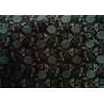 thumbnail image 4 of oneOone Cotton Silk Fabric Leaves & Floral Block Printed Fabric 1 Yard 42 Inch Wide, 4 of 4