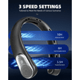 thumbnail image 4 of JKjoy Portable Neck Fan, 4000mAh Rechargeable Battery, LED Display,Personal Fan Headphone Design, 3 Speeds – Ideal Gift for Women & Men, 4 of 7