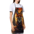 thumbnail image 4 of Sikiie Sunset Maple Tree Fox Aprons for Kitchen Cooking Aprons, Chef Apron for Men Women Chef, 4 of 7