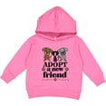 thumbnail image 2 of Inktastic Rescue Pet Animal Adopt a New Friend Toddler Hoodie, 2 of 4