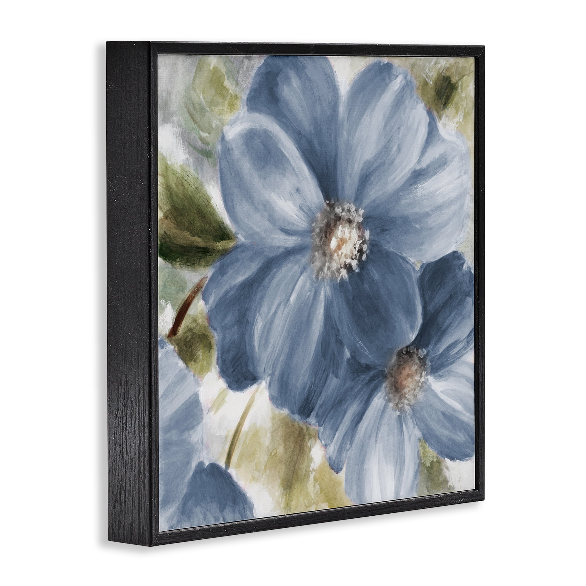 Stupell Industries Walk in Blue Beauty Black Framed Giclee Art, design by Lanie Loreth