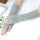 thumbnail image 1 of Guantes de invierno para mujer, de punto, cálidos, de medio dedo, abiertos, de poliéster, 1 of 3