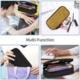 thumbnail image 5 of Goofa Gold Glitter Pattern Big Capacity Pencil Pen Case Office College Large Storage High Capacity Bag Pouch Holder Box Organizer, 5 of 9