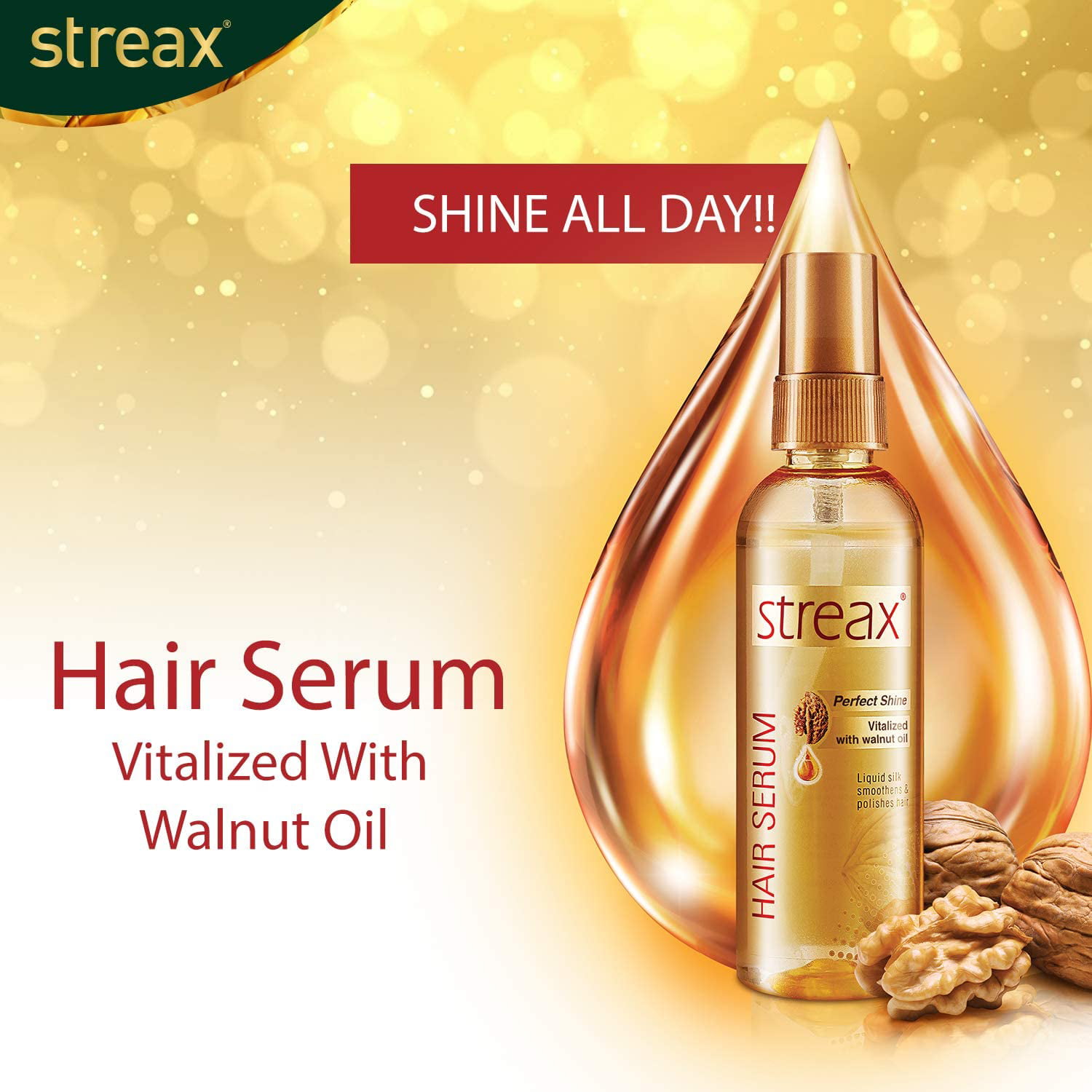 StreaxIndia - With the Streax Walnut hair serum, get... | Facebook