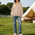thumbnail image 7 of ATOYSOY Women's Hoodies Sweatshirts Cute Long Sleeve Tops Loose Pullover Shirts with Pocket, 7 of 7