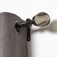 thumbnail image 3 of hometrends Acrylic Ball 3/4" Black Drapery Rod Set, 3 of 3