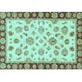 thumbnail image 1 of Ahgly Company Indoor Rectangle Oriental Light Blue Traditional Area Rugs, 3' x 5', 1 of 4