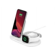 Belkin BoostCharge 3-in-1 Wireless Charger for AppleDevices, White