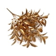 thumbnail image 5 of Xiao Hua Plantas artificiales, hojas artificiales que simulan arbustos, ideal para decoración de jardín, bodas, festivales, mesas y macetas - Juego de 2 (espigas doradas), 5 of 5