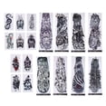 thumbnail image 2 of Temporary Tattoo,Temporary Tattoo Safety Non Temporary Tattoos Paper D Tattoo Sticker Seamless Integration, 2 of 8