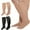 Style 2, variant on 2 Pairs Plus Size Zippered Compression Socks for Men & Women - Extra Wide Calf Support, Knee-High Stockings for Running & Cycling, 2XL-4XL