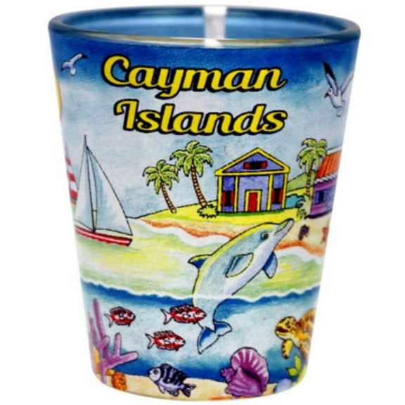 Cayman Islands Scene shot glass