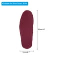 thumbnail image 2 of Uxcell Shoe Covers, 5 Pairs Reusable Non Slip Shoe Protector Covers for Indoors, Dark Red, 2 of 6