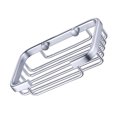 thumbnail image 3 of Aluminium Soap Dish Practical Soap Holder Cosmetics Storage Basket Soap Container Silver, 3 of 9