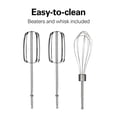 thumbnail image 4 of Hamilton Beach Electric Hand Mixer with QuickBurst, 6-Speed Corded, 250W, 3 Attachments and Snap-On Storage, Red, 4 of 8