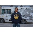 thumbnail image 4 of Game Garment Basketball Team Sports Fan Mens Hoodies Hooded Sweatshirt - Denver World Champion Skyline Hoodie Navy XS-3XL, 4 of 6