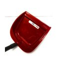 33"Long Handle 9 X 9.5" Pinto Durable Plastic Red Cleaning Dust Pan