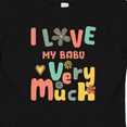 thumbnail image 4 of Inktastic I Love My Babu Retro Groovy Grandchildren Boys or Girls Baby T-Shirt, 4 of 5