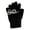 Black, variant on 2pcs Decorative Bows Gloves Cold Weather Mittens Personality Statement Gloves