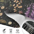 thumbnail image 6 of Yayeee Runner Rug for Bedroom 2'x6' Machine Washable Hallway Non Slip Mat, Purple Floral Pattern, 6 of 8