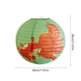 thumbnail image 3 of BAOPAI Paper Lanterns Classical Traditional Solid Color Lampshade Spring Decoration Lanterns Courtyard Decoration, 3 of 6