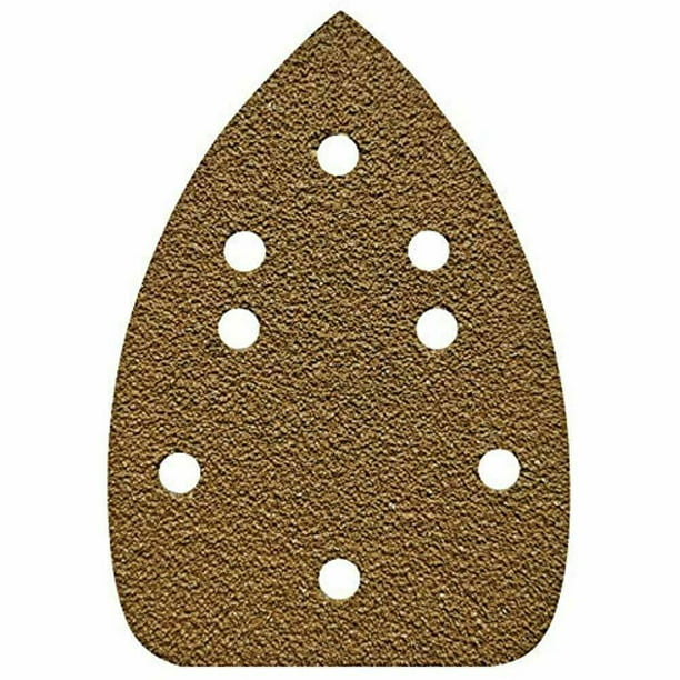 Gold 100PCS Mouse Sander Pads Assortment 40 80 120 240 400 Grit For