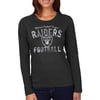 Nfl-oakland Raiders Crew Neck Long Sleev