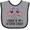 Heather and Black, variant on Inktastic Military Veteran Daddy Proud Son Daughter Boys or Girls Baby Bib