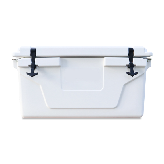 65QT Portable Insulated Cooler Box for Outdoor Camping Fishing Beach Picnic Boat Barbecue - 5-Day Ice Retention Durable Rotomolded Construction Leak-Proof Seal with Drain Plug & Anti-Slip Base