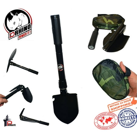 Survival Shovel - D-Rhino Folding Shovel 16.5