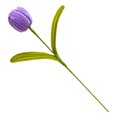 thumbnail image 1 of Flor de tulipán artificial preservada hecha a mano, terminada y hecha a mano, ideal como regalo para mujeres, amantes, aniversarios, día de la madre., 1 of 8