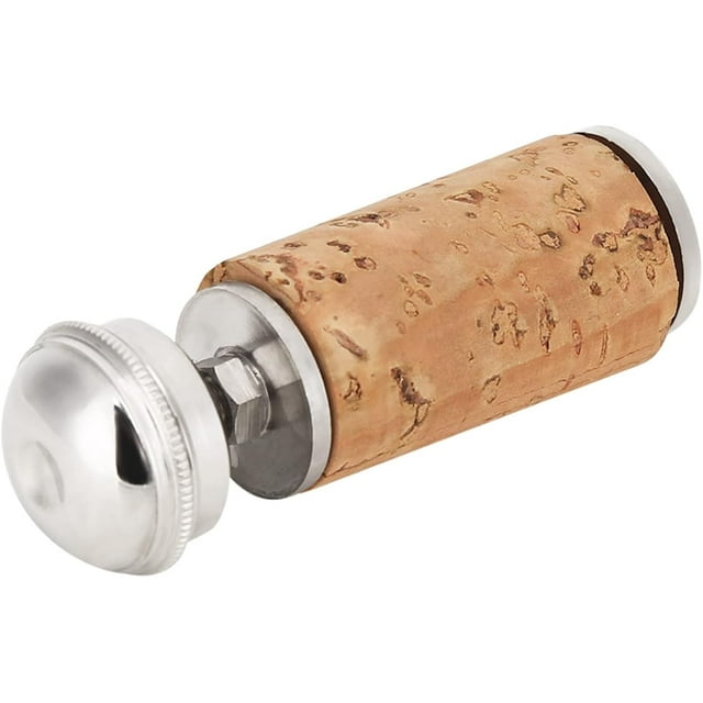 LoonWear Joint de Flûte Pièces de Réparation en Liège Couronne en Métal pour Flûte Ajuster le Niveau de Prononciation, Accessoire de Remplacement pour Flûte avec Couvercle et Liège Grande Qualité pour l'Argent
