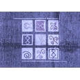 thumbnail image 1 of Ahgly Company Indoor Rectangle Oriental Blue Modern Area Rugs, 5' x 8', 1 of 4