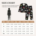 thumbnail image 4 of Pajamas for Women Sets, Zombie Mummy Skeleton Lounge Sets Long Sleeve Button Down Night Shirts Sleepwear Pjs, 4 of 6