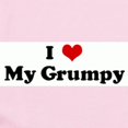 thumbnail image 2 of CafePress - I Love My Grumpy Infant Bodysuit - Baby Light Bodysuit, Size Newborn - 24 Months, 2 of 4