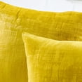 thumbnail image 4 of Home Soft Things Textured Velvet Pillow Covers (Set of 2), - Sulphur - 26" x 26", 4 of 6