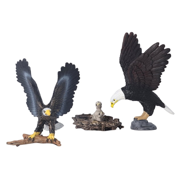 Figuras de animales de pájaros de juguete, figura de águila simulada, bonita figura de águila realista, figuras de pájaros realistas, diseño fácil de usar