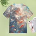 thumbnail image 4 of Mermaid Glitter Fish Scale Girls T Shirts Basic T-Shirt Short Sleeve Ladies Tee Shirt Summer Graphic Clothing, 4 of 6