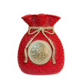 thumbnail image 4 of Florero decorativo chino tradicional, diseño de escena, pieza central de estatuilla de arte, adorno, accesorios para fotos creativa para , Rojo BLESIY Florero de palabra FU, 4 of 7