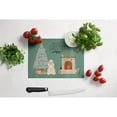thumbnail image 3 of Carolines Treasures CK7657LCB Buff Cocker Spaniel Christmas Everyone Glass Cutting Board Large 12H x 16W multicolor, 3 of 3