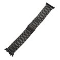 thumbnail image 1 of Metal Watch Strap, Replacement Watch Band Adjustable Stainless Steel Easy To Install Easy To Adjust  for Men Black, 1 of 7