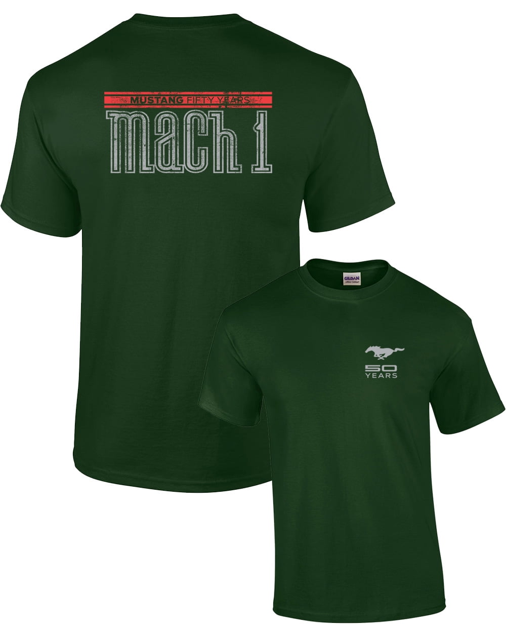 Camiseta Ford Mustang 50 Años Mach 1 Militar - Imagen 15 de 42