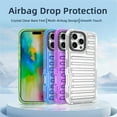 thumbnail image 2 of TECH CIRCLE for iPhone 16 Pro Case 6.3-Inch (2024 Release), Slim Fit Lightweight Thin Basic Case, Plastic/Silicone Materials, Protective Cute Stripe Back Cover Case for iPhone, Peach, 2 of 7