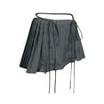 thumbnail image 5 of Calsunbaby Women s Y2K Cargo Mini Pleated Skirts Sexy Low Waist A-line Short Skirts Streetwear, 5 of 7