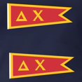 thumbnail image 3 of CafePress - Delta Chi Flag Long Sleeve T Shirt - Womens Hooded Shirt, 3 of 3