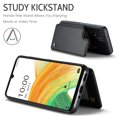 thumbnail image 5 of Mantto Case for Samsung Galaxy A33 5G with Card Holder, Retro PU Leather RFID Blocking Credit Card Slots Double Magnetic Clasp Flip Kickstand Shockproof Phone Cover for Samsung Galaxy A33 5G,Black, 5 of 9