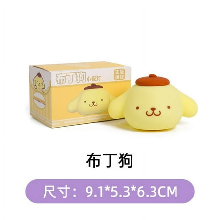 

Sanrio Anime Hello Kitty Melody Cinnamoroll Mermaid Hanton Silicone Night Light Cute Cartoon Children s Bedhead Decoration Light